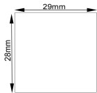 Etikett 29*28mm,vit G2